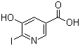 structure of CAS# 59288-39-0, 6-碘-5-羟基烟酸