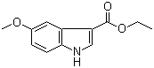 structure of CAS# 59292-36-3, 5-Methoxyindole-3-carboxylic acid ethyl ester