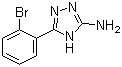 structure of CAS# 59301-25-6, 5-(2-Bromophenyl)-4H-1,2,4-triazol-3-amine