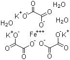 structure of CAS# 5936-11-8, 草酸三钾铁三水合物