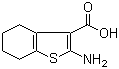 structure of CAS# 5936-58-3, 2-氨基-4,5,6,7-四氢苯并[b]噻吩-3-羧酸