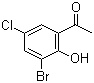 structure of CAS# 59443-15-1, 3'-溴-5'-氯-2'-羟基苯乙酮