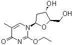structure of CAS# 59495-21-5, 2-O-乙基胸苷