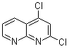 structure of CAS# 59514-89-5, 2,4-二氯-1,8-萘啶