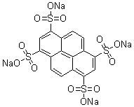structure of CAS# 59572-10-0, 1,3,6,8-芘四磺酸四钠盐