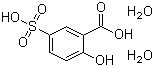 CAS 登录号：5965-83-3, 5-磺基水杨酸