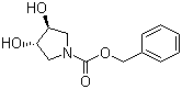 structure of CAS# 596793-30-5, (3S,4S)-N-Cbz-3,4-二羟基吡咯烷
