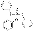 Triphenoxyphosphine sulfide molecular structure (CAS 597-82-0)