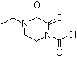 structure of CAS# 59703-00-3, N-乙基-2,3-二氧代哌嗪基甲酰氯