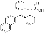 structure of CAS# 597554-03-5, 10-(2-Naphthyl)anthracene-9-boronic acid