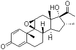 CAS # 59796-52-0, 16-Methylhydroxyepoxyprogesterone, (9beta,11beta,16alpha)-9,11-Epoxy-17-hydroxy-16-methylpregna-1,4-diene-3,20-dione