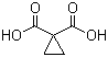 1,1-环丙基二羧酸分子结构 (CAS 598-10-7)
