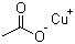 醋酸亚铜分子结构 (CAS 598-54-9)