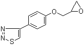 CAS # 59834-07-0, 4-[4-(Oxiran-2-ylmethoxy)phenyl]-1,2,3-thiadiazole