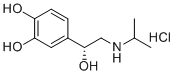 CAS # 5984-95-2, (-)-Isoproterenol hydrochloride, 4-[(1R)-1-hydroxy-2-(propan-2-ylamino)ethyl]benzene-1,2-diol,hydrochloride