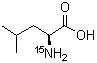 structure of CAS# 59935-31-8, L-亮氨酸-<sup>15</sup>N