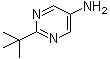 structure of CAS# 59950-55-9, 5-Amino-2-tert-butylpyrimidine