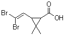 CAS # 59952-39-5, 2,2-Dimethyl-3-(2,2-dibromovinyl)cyclopropanecarboxylic acid, (±)-Decamethrinic acid