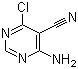 structure of CAS# 60025-09-4, 4-氨基-5-氰基-6-氯嘧啶