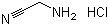 structure of CAS# 6011-14-9, Aminoacetonitrile hydrochloride