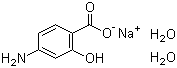 structure of CAS# 6018-19-5, 对氨基水杨酸钠
