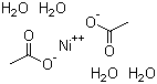 structure of CAS# 6018-89-9, 醋酸镍(四水)