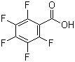 structure of CAS# 602-94-8, 2,3,4,5,6-五氟苯甲酸