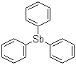 structure of CAS# 603-36-1, Triphenylantimony
