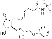 structure of CAS# 60325-46-4, 硫前列酮