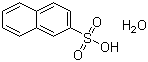 structure of CAS# 6036-00-6, Naphthalene-2-sulfonic acid hydrate