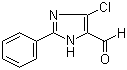structure of CAS# 60367-52-4, 5-氯-2-苯基-3H-咪唑-4-甲醛