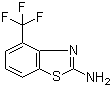 structure of CAS# 60388-36-5, 2-氨基-4-(三氟甲基)-1,3-苯并噻唑