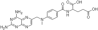 structure of CAS# 60388-53-6, 氨甲蝶呤