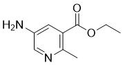 structure of CAS# 60390-42-3, 乙基5-氨基-2-甲基烟酸酯