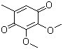 structure of CAS# 605-94-7, 2,3-二甲氧基-5-甲基-1,4-苯醌
