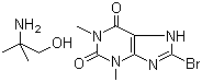 CAS 登录号：606-04-2, 帕马溴, 2-氨基-2-甲基丙醇 8-溴胆茶碱