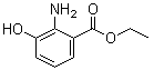 CAS # 606-13-3, 2-Amino-3-hydroxybenzoic acid ethyl ester, Ethyl 2-Amino-3-hydroxybenzoate, Ethyl 3-hydroxyanthranilate