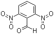 structure of CAS# 606-31-5, 2,6-二硝基苯甲醛
