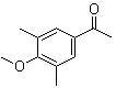 structure of CAS# 60609-65-6, 4'-甲氧基-3',5'-二甲基苯乙酮