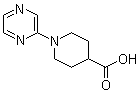 structure of CAS# 606104-21-6, 1-(2-吡嗪基)-4-哌啶甲酸