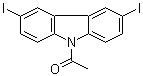 structure of CAS# 606129-89-9, 9-乙酰基-3,6-二碘咔唑