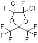 structure of CAS# 60644-92-0, 4,5-二氯全氟(2,2-二甲基-1,3-二氧戊环)