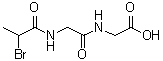 CAS 登录号：60662-64-8, N-(2-溴-1-氧代丙基)甘氨酰甘氨酸