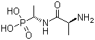 structure of CAS# 60668-24-8, L-丙氨酰-L-1-氨基乙基膦酸