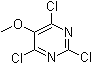 structure of CAS# 60703-46-0, 2,4,6-三氯-5-甲氧基嘧啶