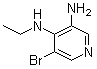 structure of CAS# 607371-03-9, 5-溴-N4-乙基吡啶-3,4-二胺