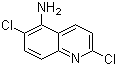 structure of CAS# 607380-28-9, 2,6-二氯-5-氨基喹啉