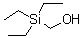 (三乙基硅烷基)甲醇分子结构 (CAS 60764-82-1)