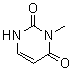 CAS # 608-34-4, 3-Methyluracil, 3-Methyl-2,4(1H,3H)-pyrimidinedione, NSC 45626