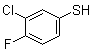 structure of CAS# 60811-23-6, 3-Chloro-4-fluorothiophenol